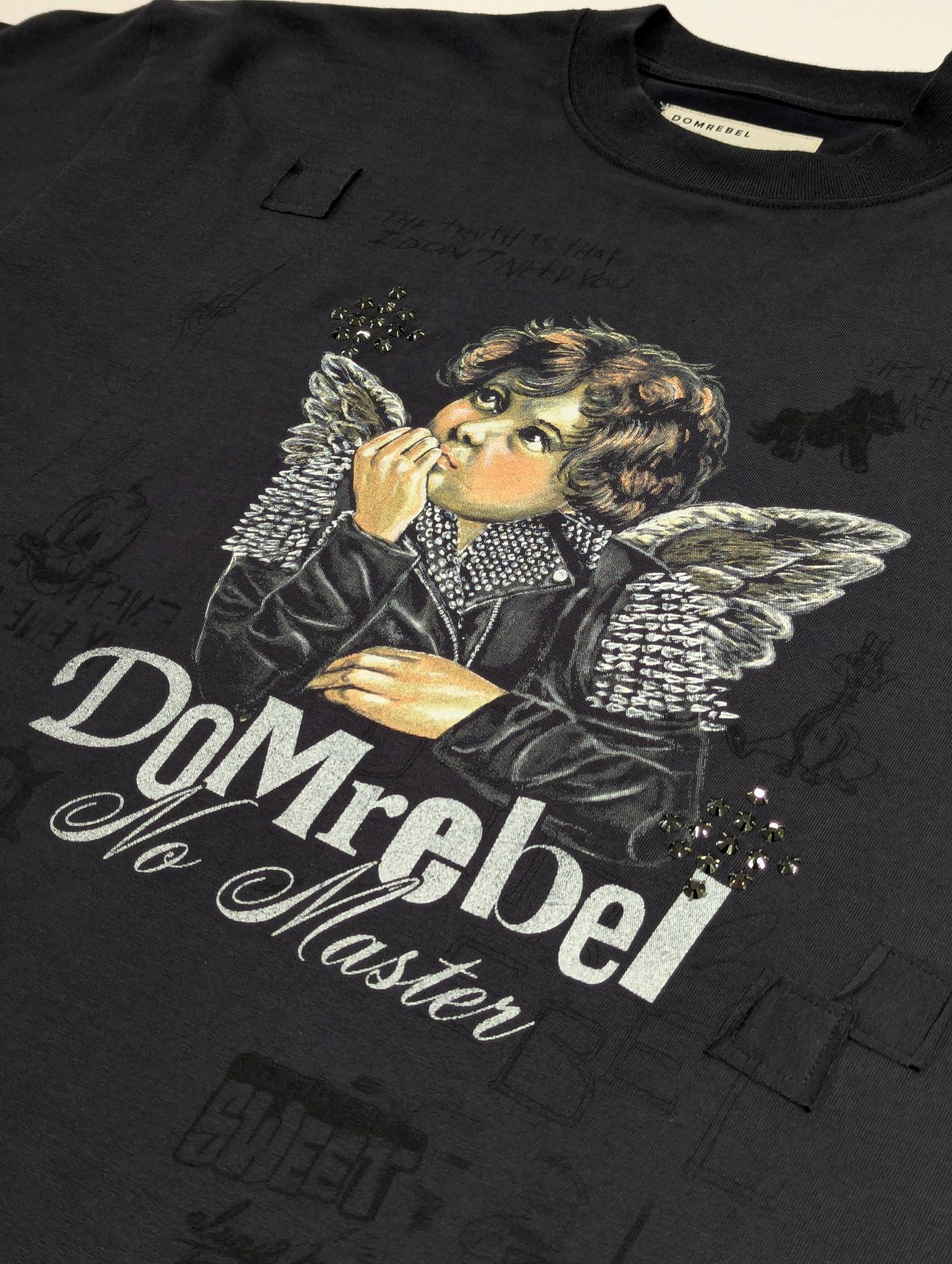 Domrebel Men's T-Shirt with Crystals