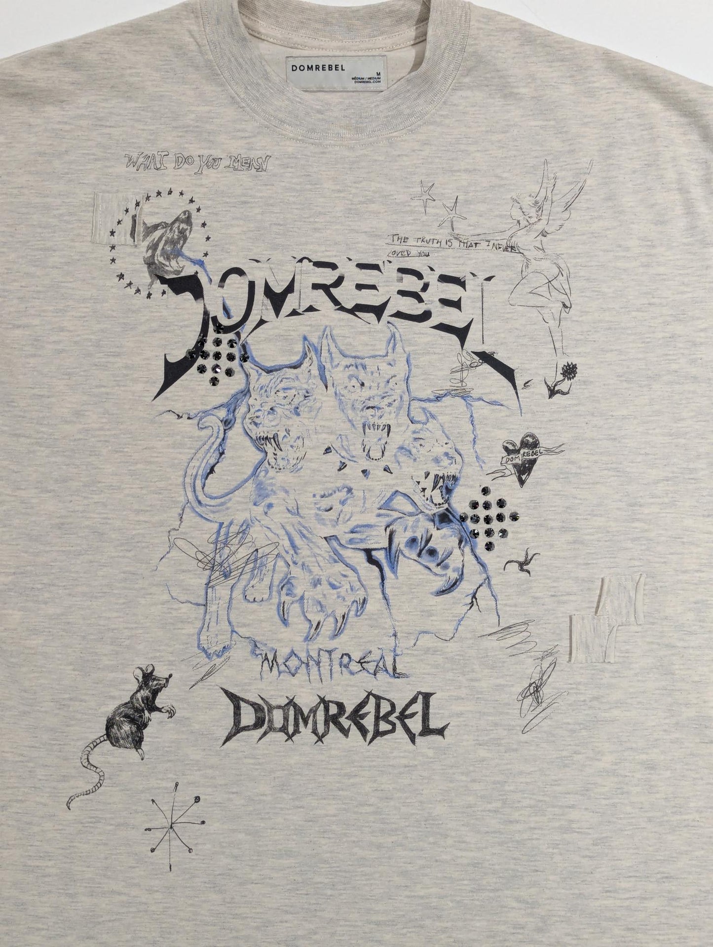 Domrebel Men's T-Shirt with Crystals