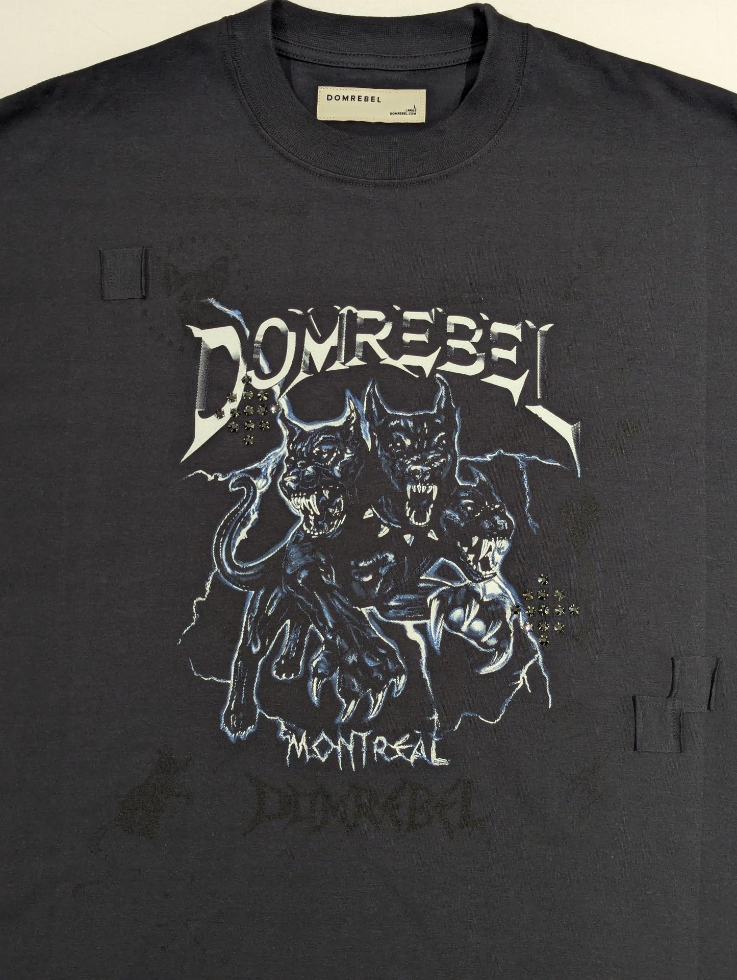 Domrebel Men's T-Shirt with Crystals