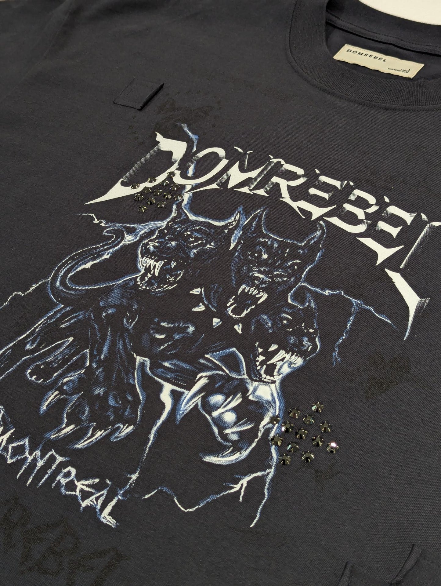 Domrebel Men's T-Shirt with Crystals