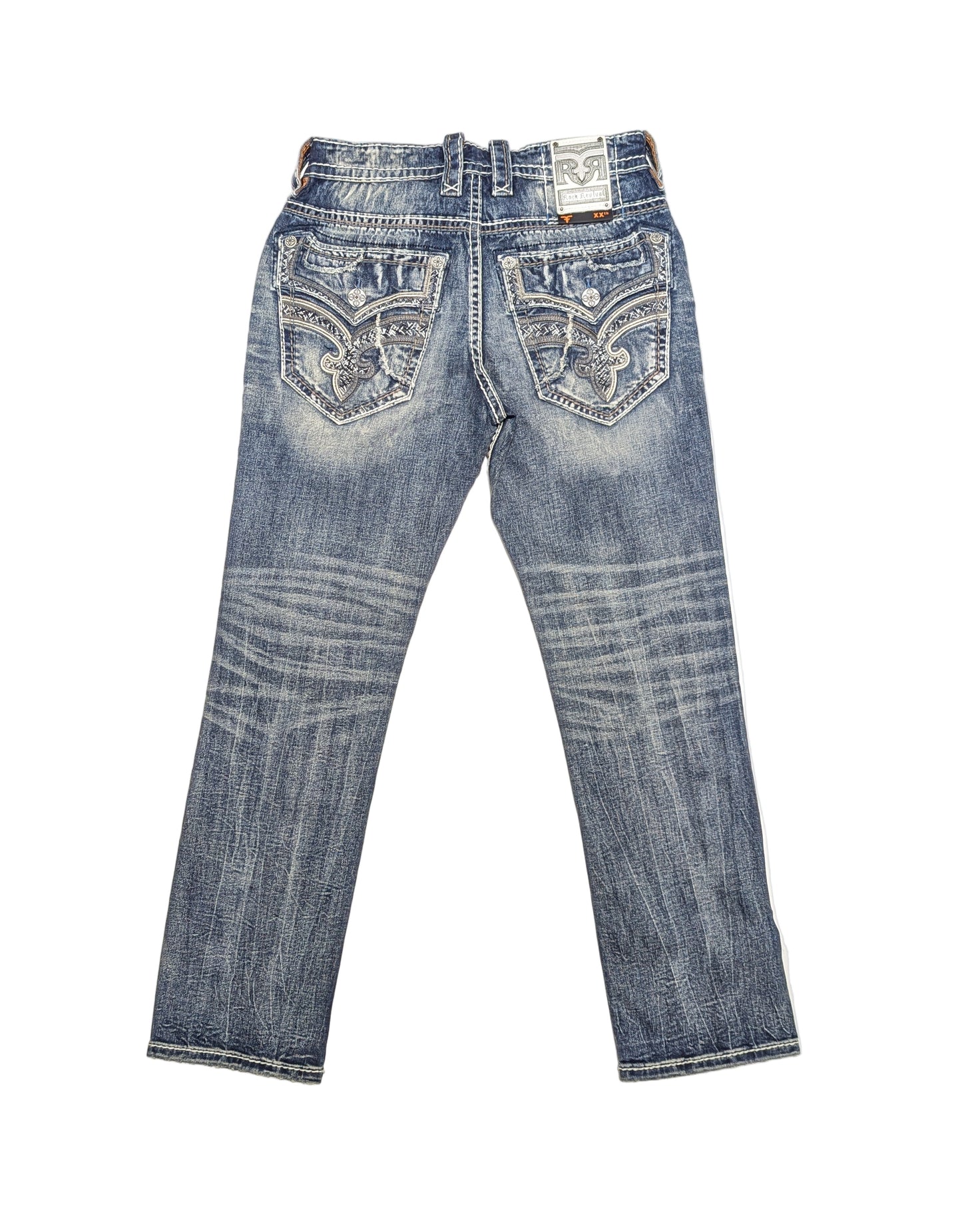 Rock Revival Men's Straight Fit Jeans 32"