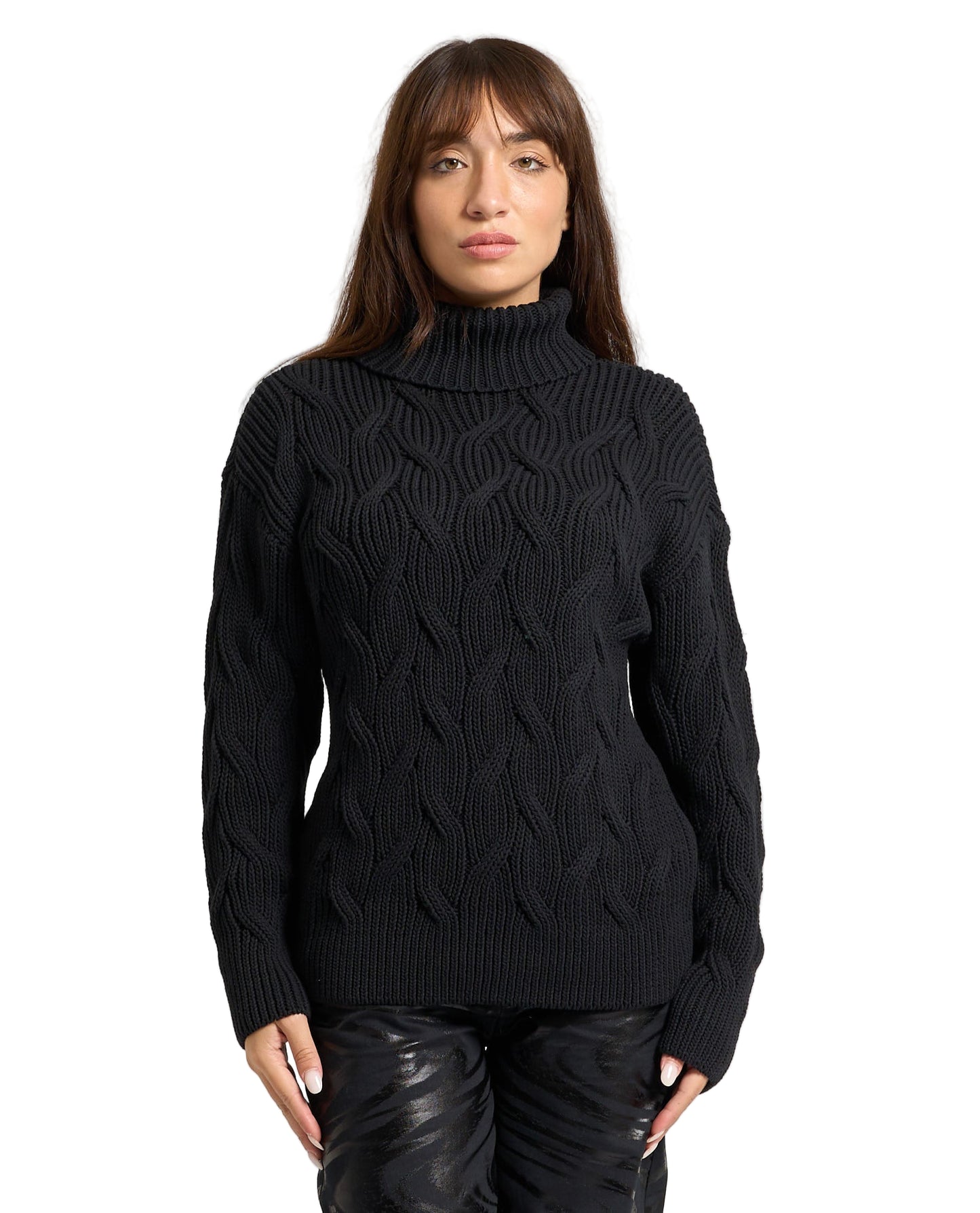 Armani Exchange Women's Knit Turtleneck Sweater