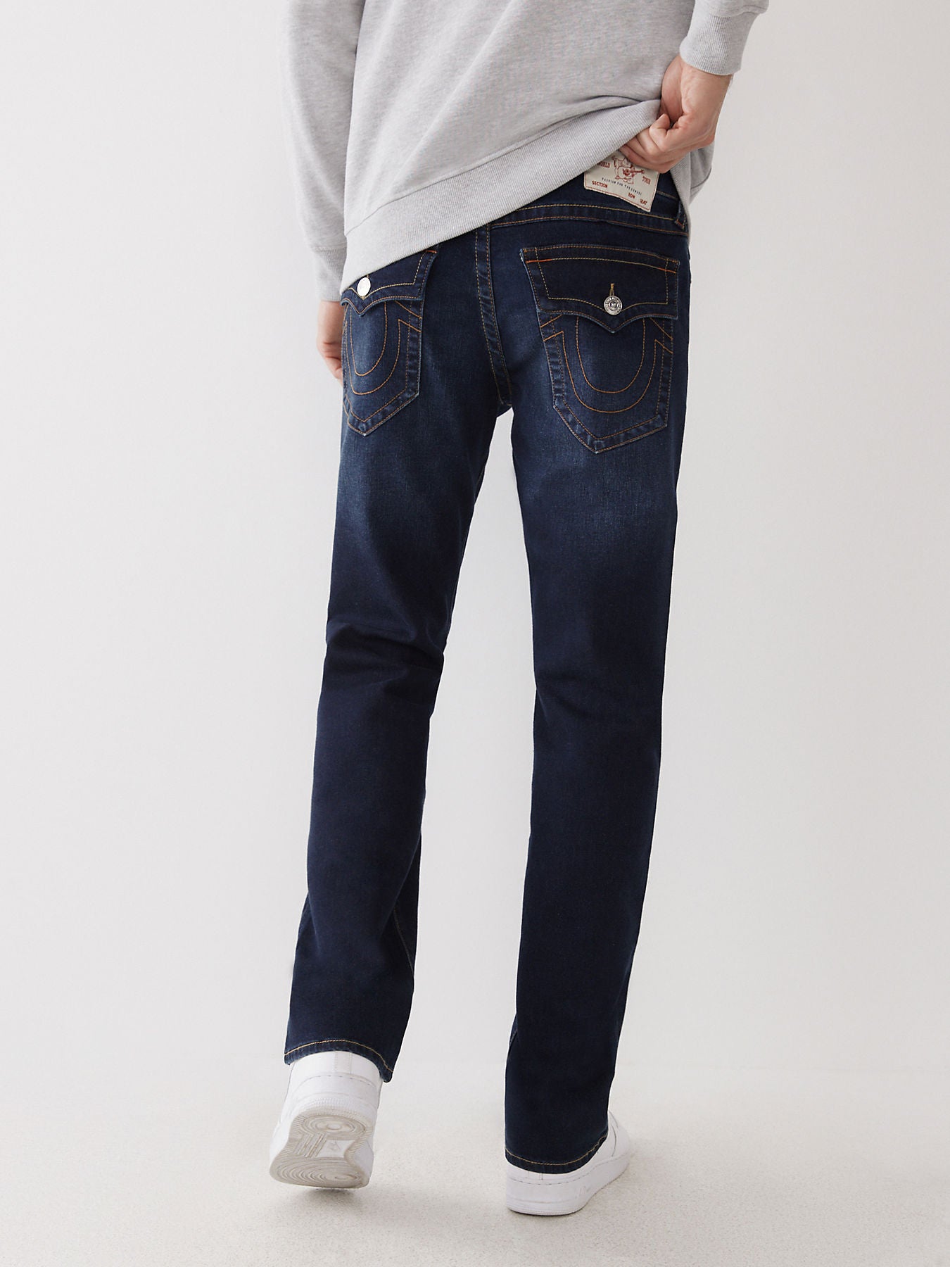 True Religion Men's Ricky Straight Jeans 34-Inseam