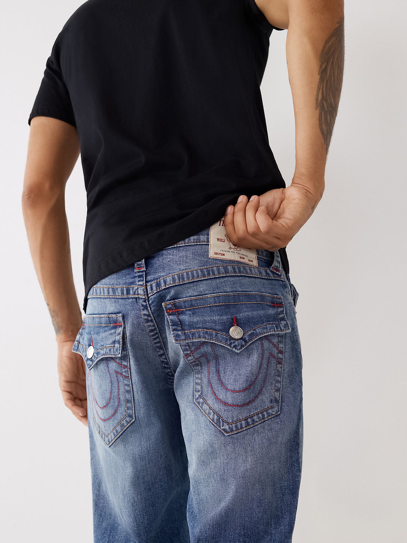 True Religion Men's Ricky Straight Jeans
