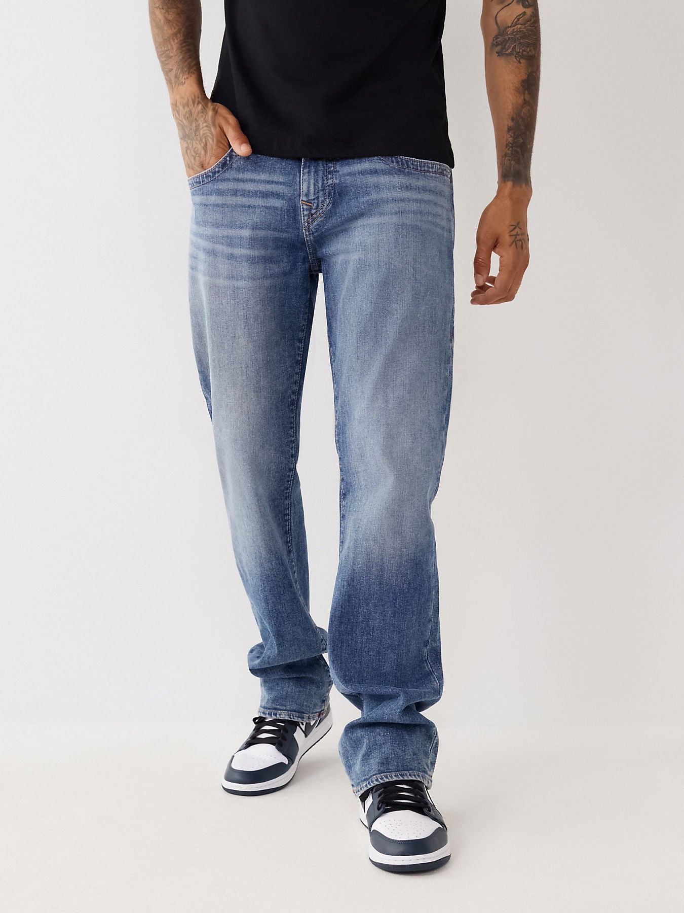 True Religion Men's Ricky Straight Jeans