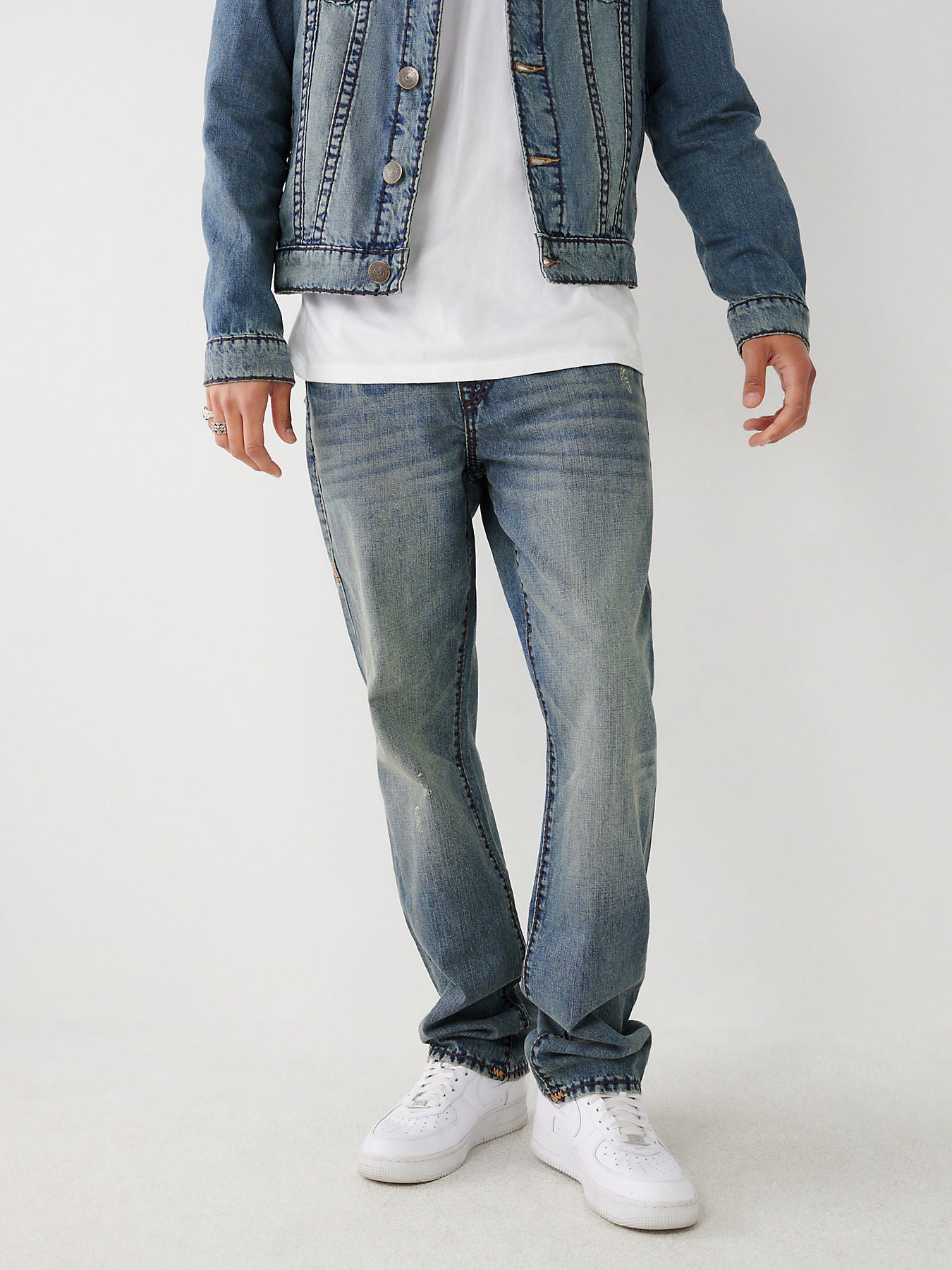 True Religion Men's Ricky Straight Jeans 32"