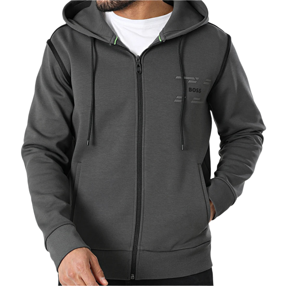 Boss Athleisure Men's Zip-Up Hoodie