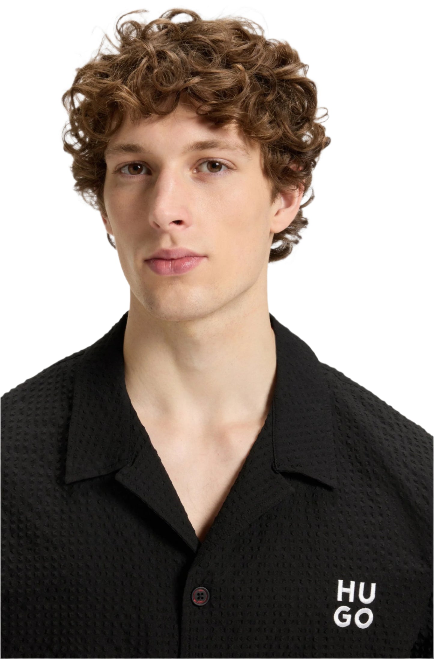 Hugo Men's Short-Sleeve Button-Up