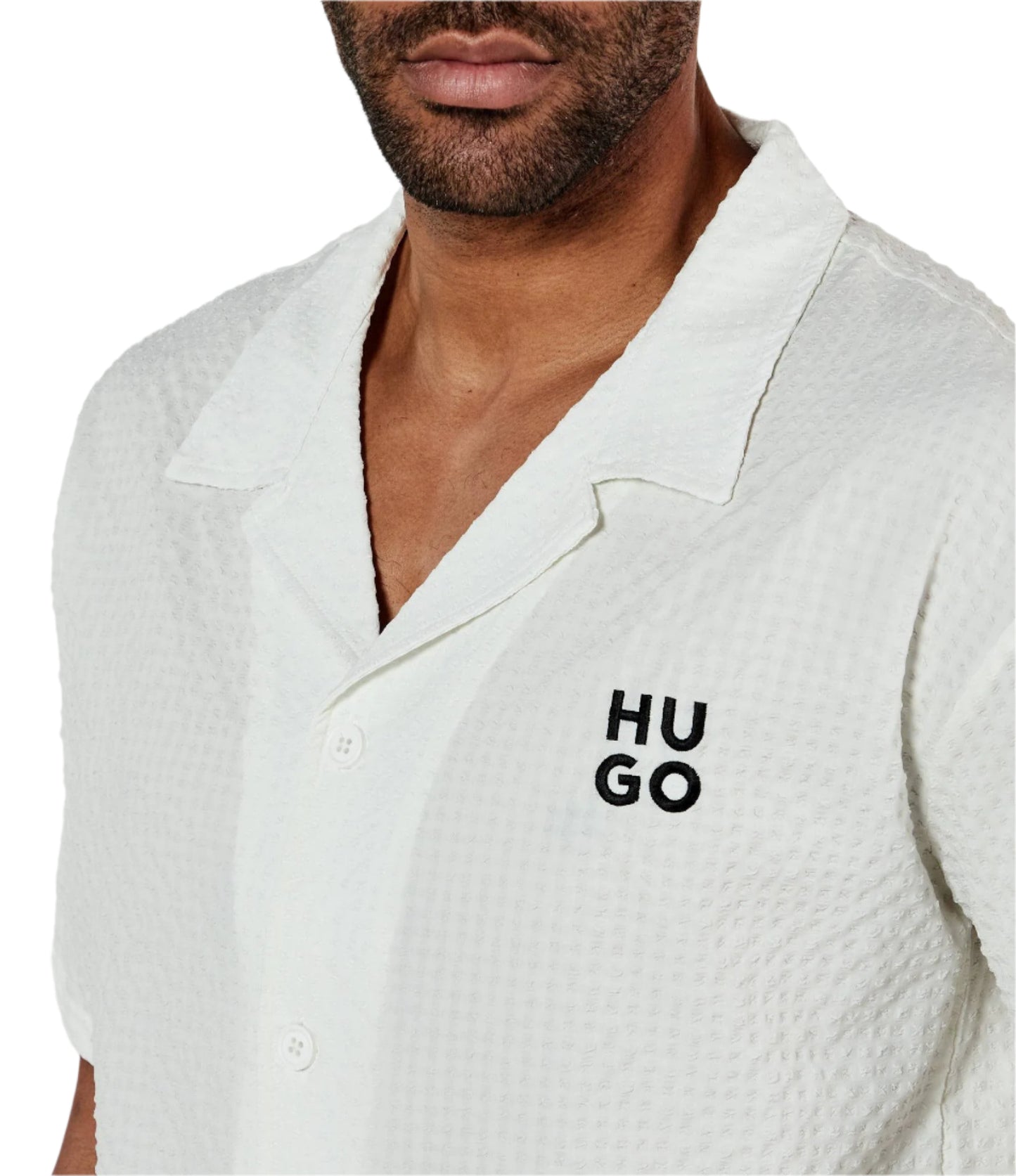 Hugo Men's Short-Sleeve Button-Up