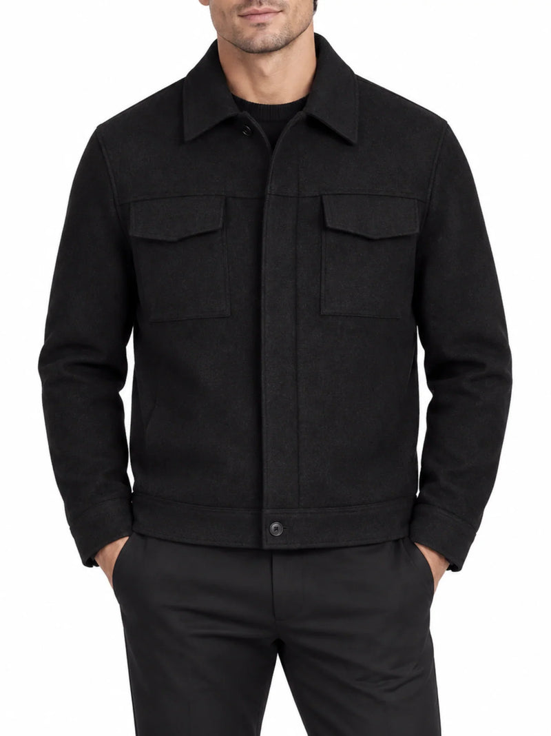 Manuel Ritz Men's Wool Blend Coat