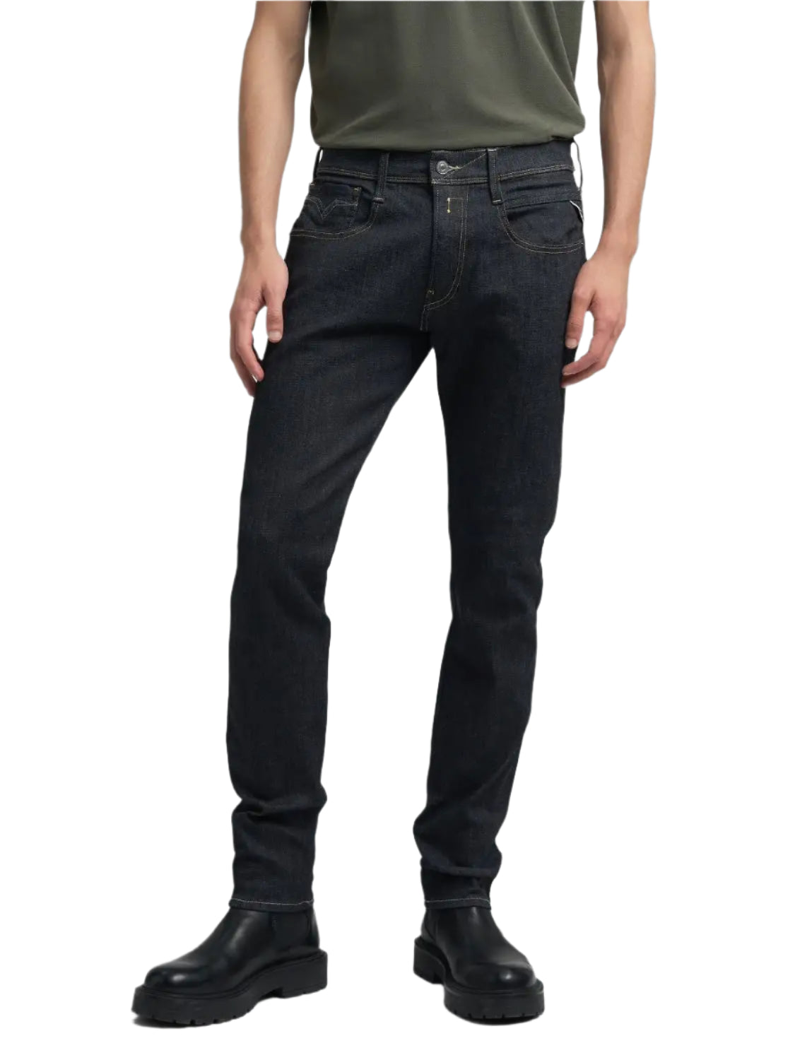 Replay Men's Anbass HyperFlex Slim Fit Jeans