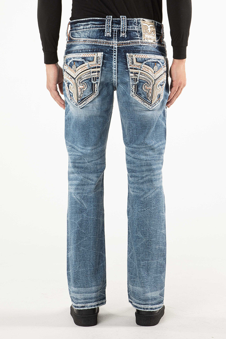 Rock Revival Men's Bootcut Jeans 32"