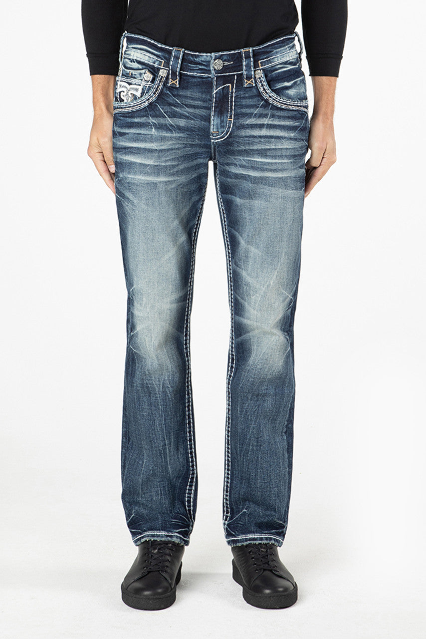 Rock Revival Men's Straight Jeans