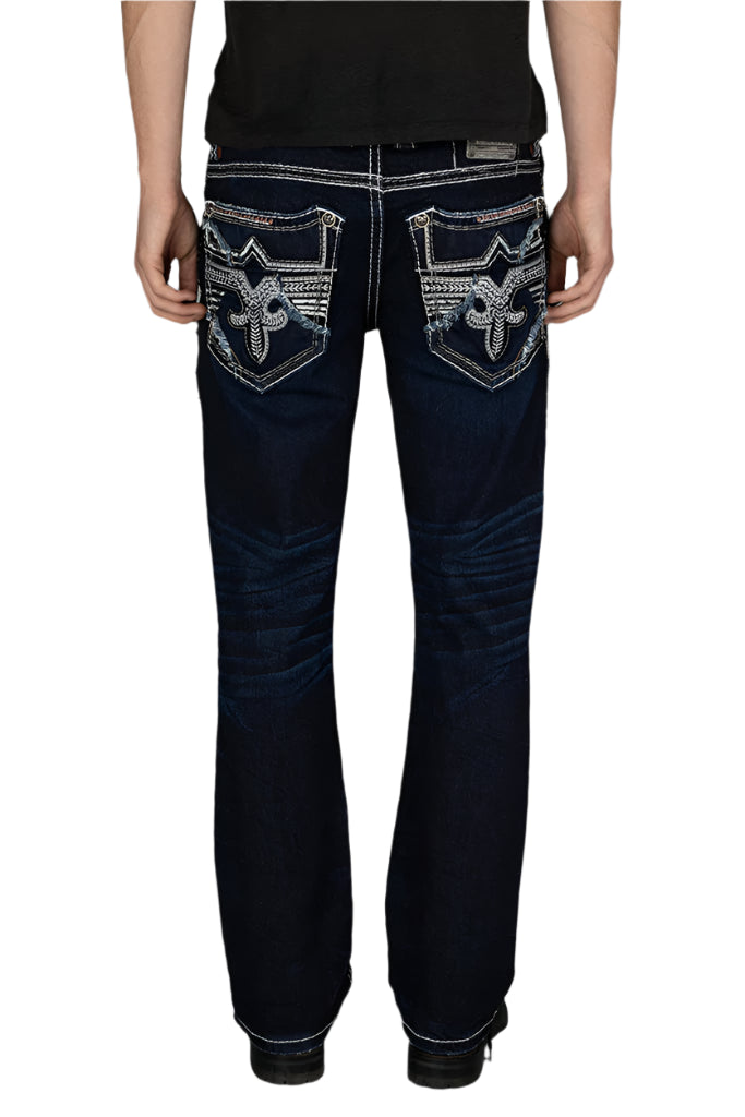 Rock Revival Men's Bootcut Jeans 34"