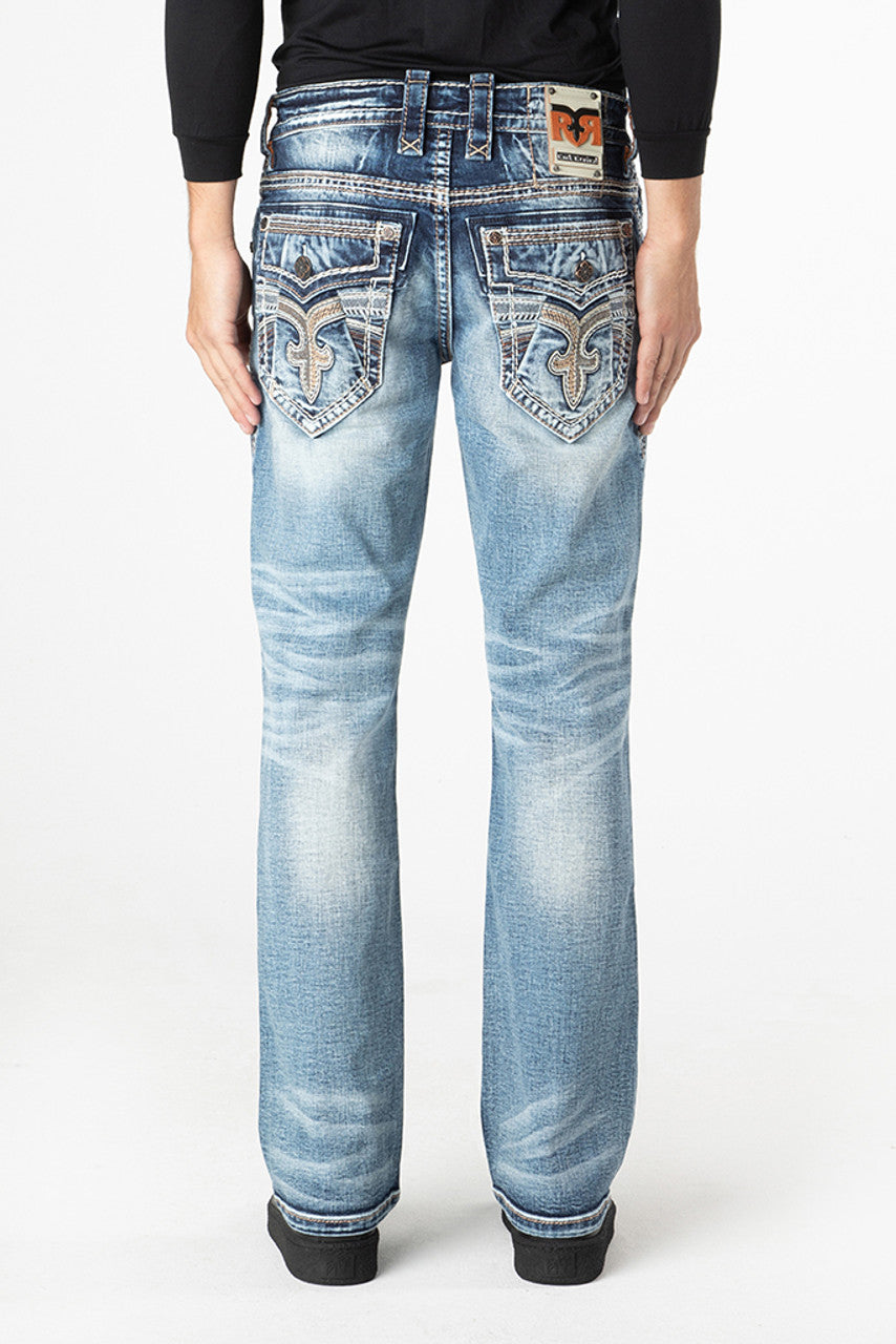 Rock Revival Men's Bootcut Jeans 32"