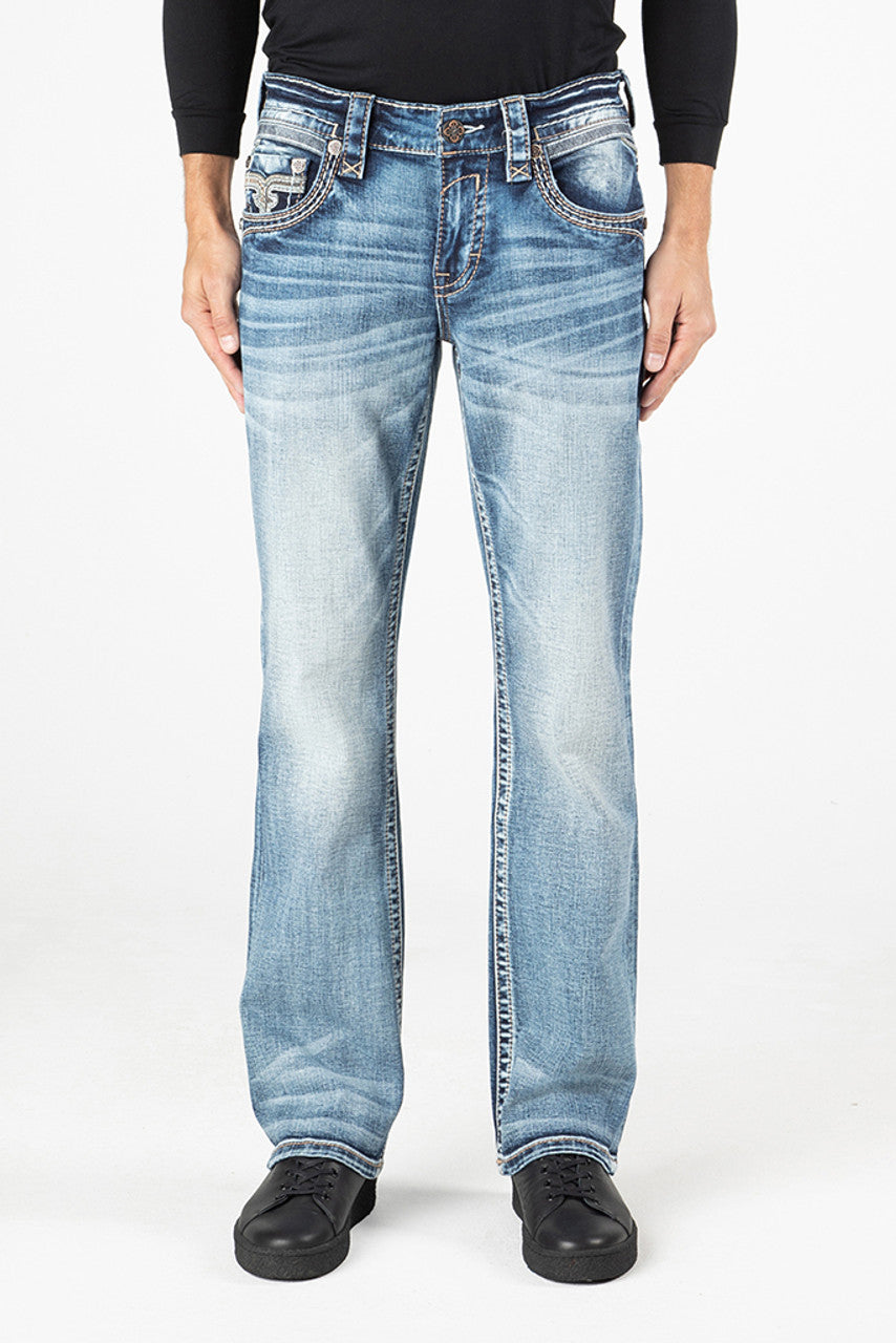 Rock Revival Men's Bootcut Jeans 32"