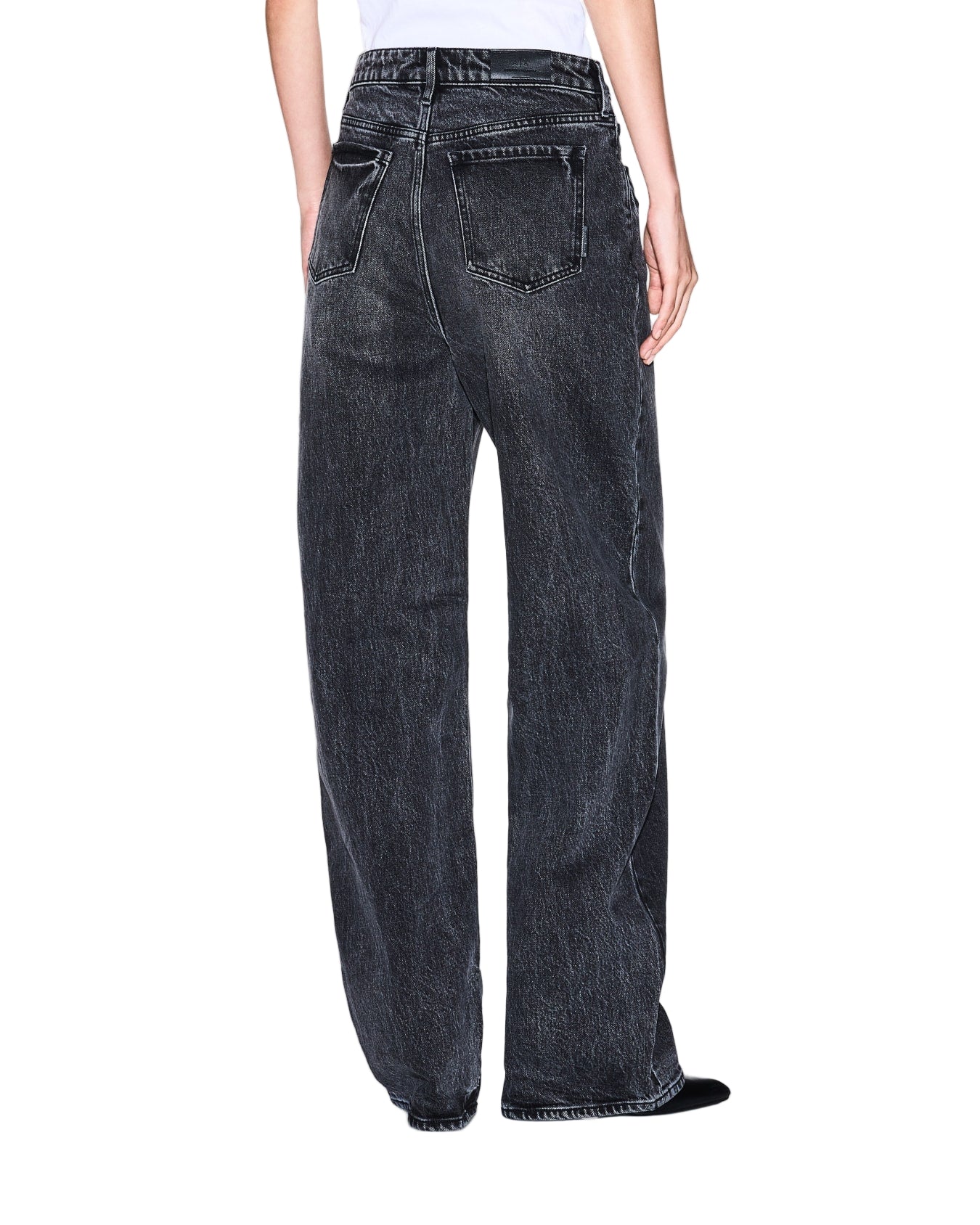 Armani Exchange Women's Wide Leg Jeans