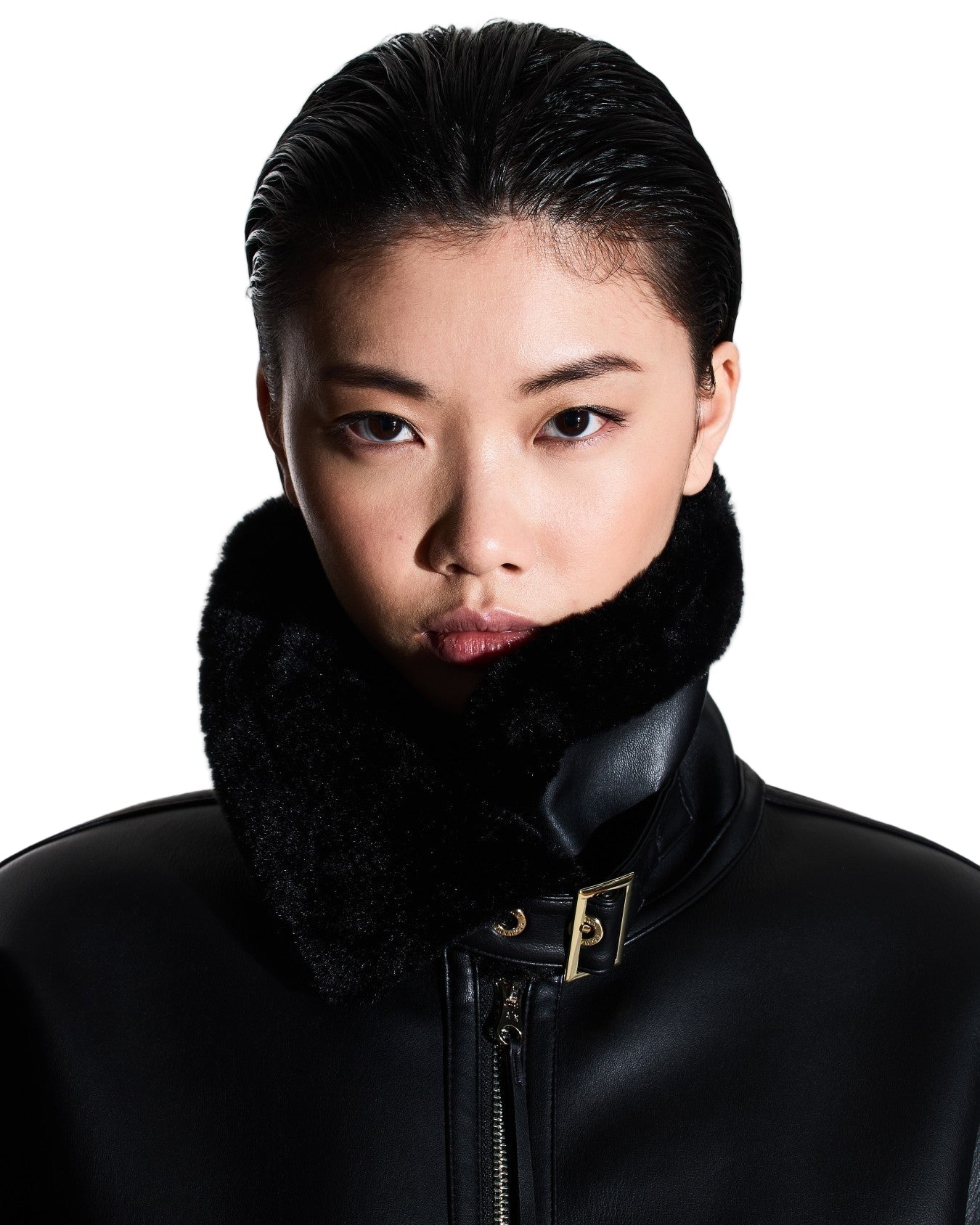 Armani Exchange Women's Faux Shearling Jacket