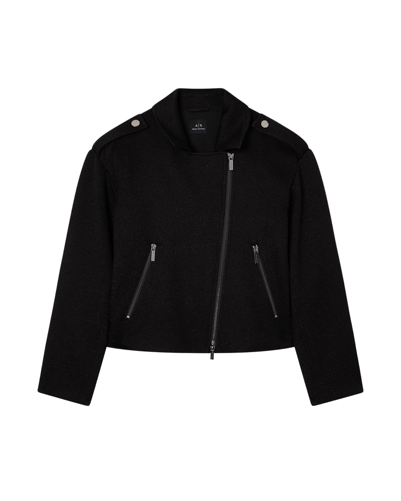 Armani Exchange Women's Fabric Biker Jacket