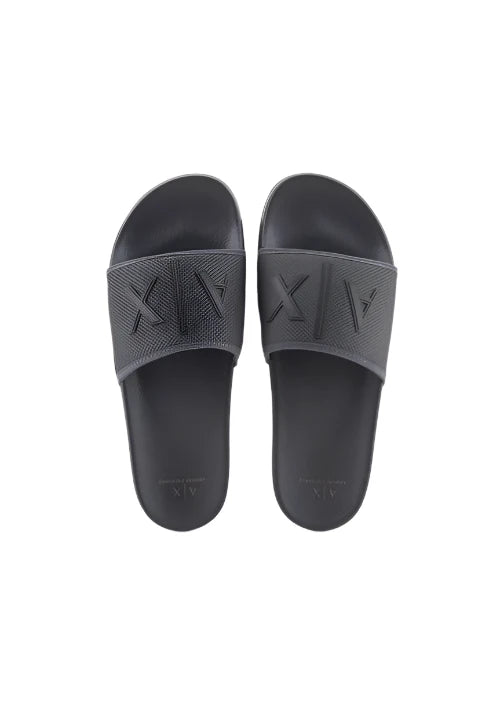 Armani exchange men's slides clearance