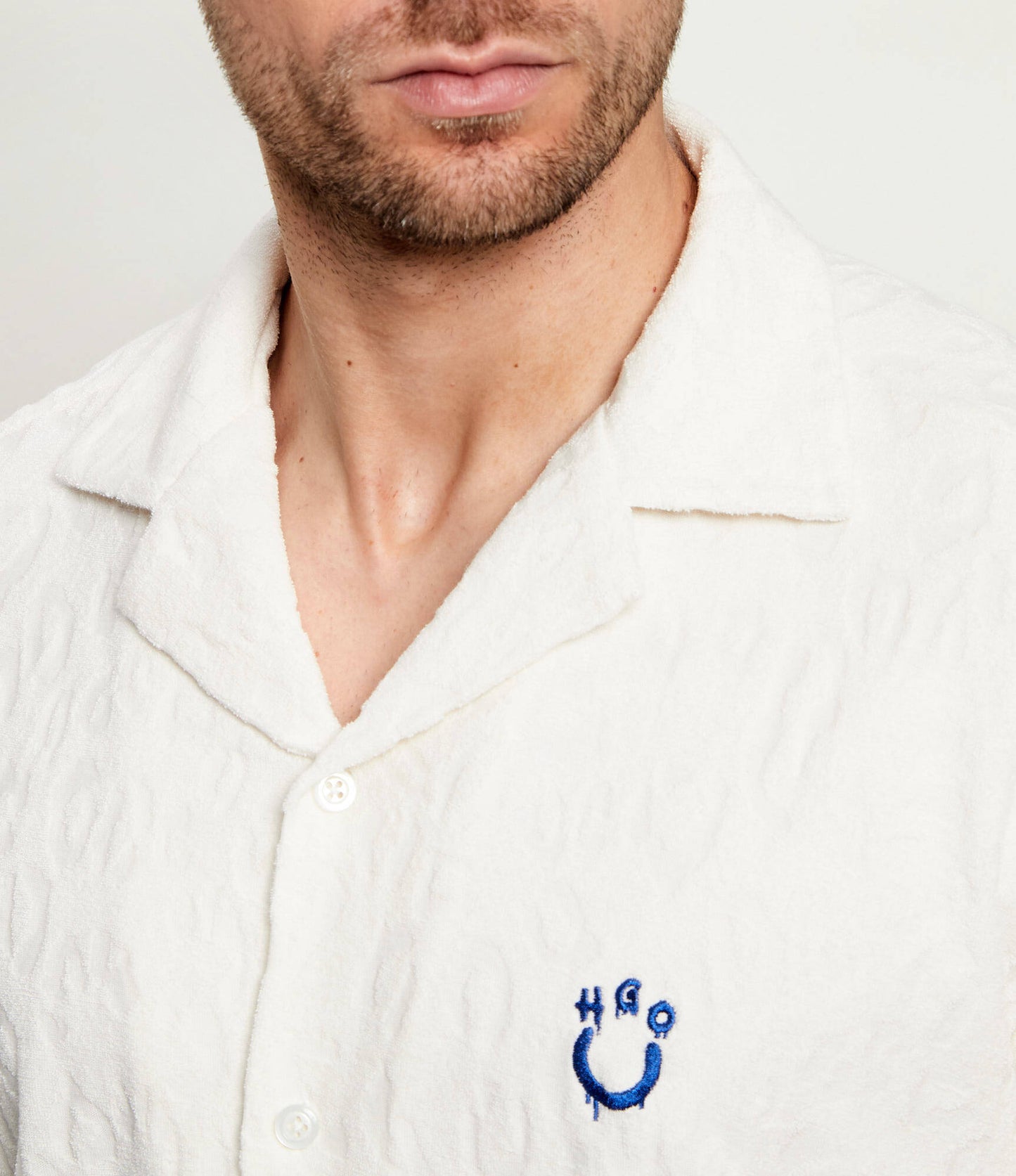 Hugo Blue Men's Relaxed Fit Button-Up Shirt