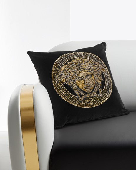 Versace Studded Cushion