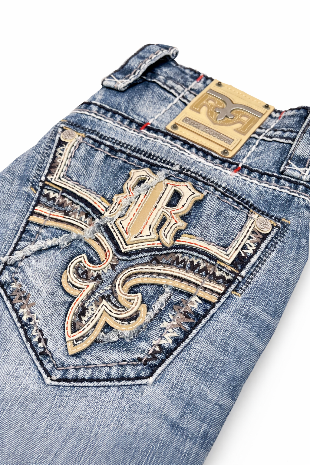 Rock Revival Men's Straight Fit Jeans 32