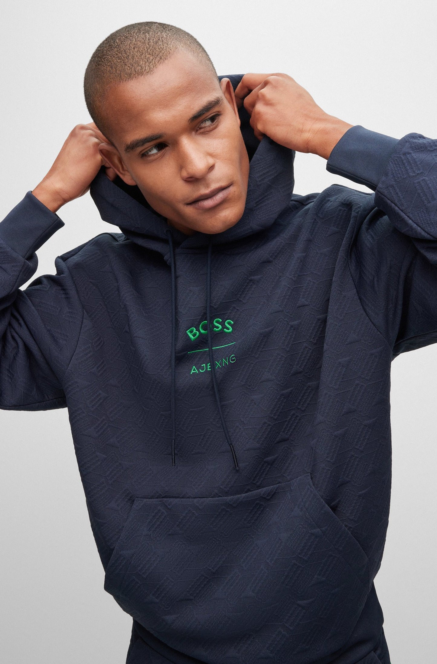 Boss x AJBXNG Men's Pullover Hoodie