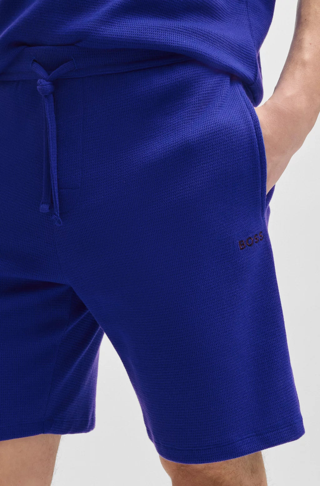 Boss Loungewear Men's Waffle Knit Shorts