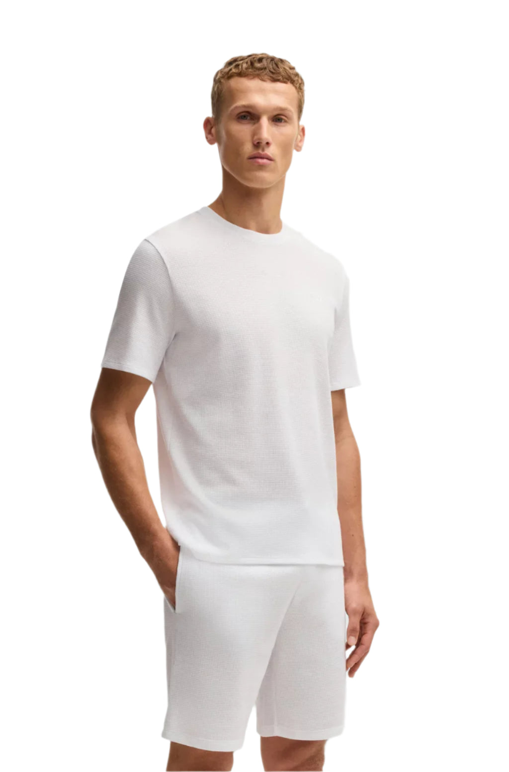 Boss Loungewear Men's Waffle Knit T-Shirt