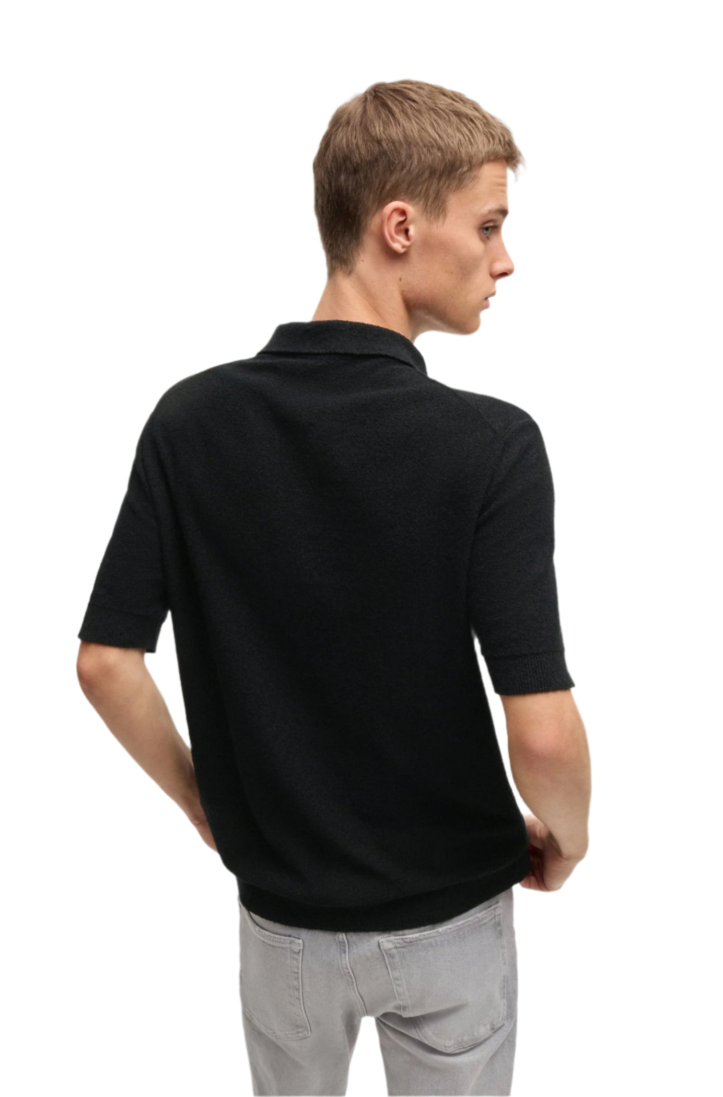 Hugo Men's Johnny-Collar Knit