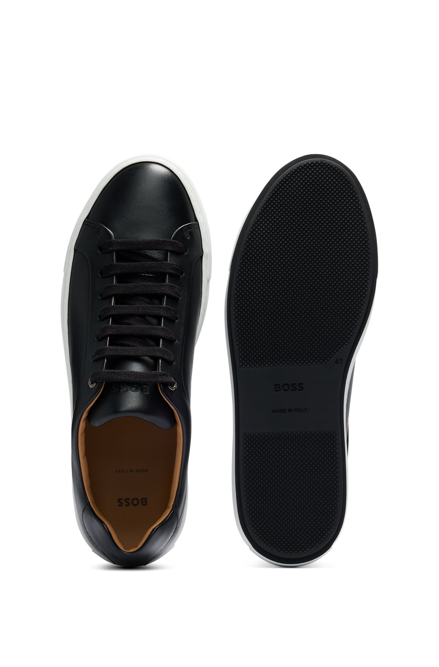 Boss Sportswear Men's Leather Trainer