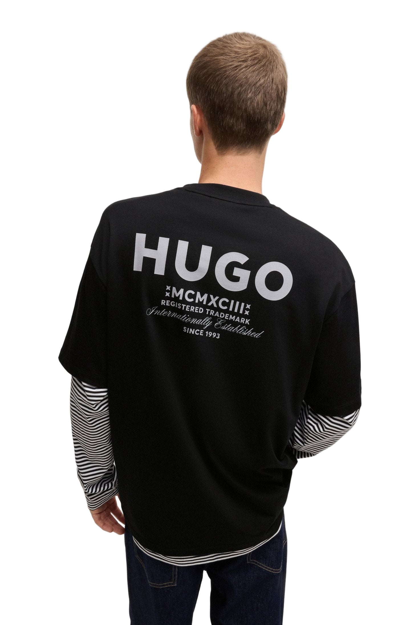 Hugo Blue Men's Loose-Fit T-Shirt