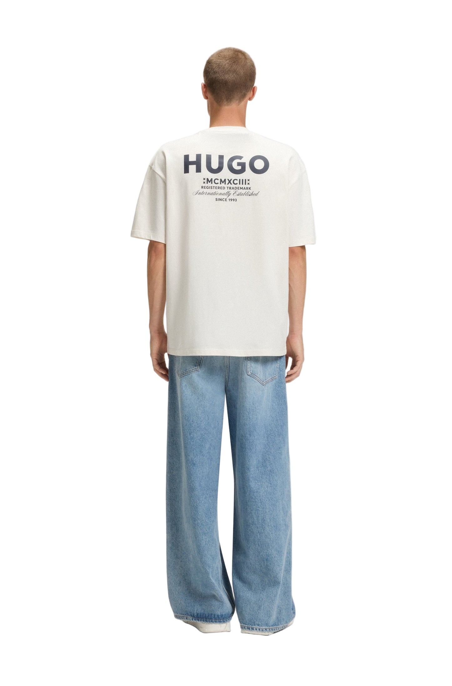 Hugo Blue Men's Loose-Fit T-Shirt