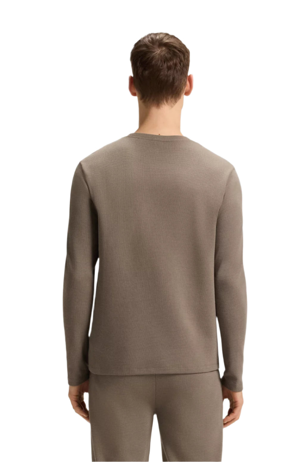 Boss Loungewear Men's Waffle Knit Long-Sleeve
