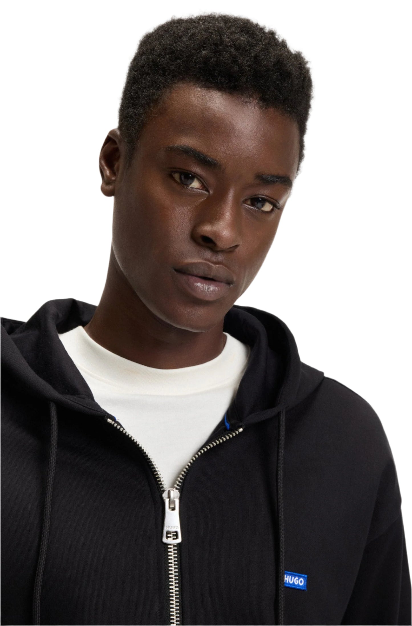 Hugo Blue Men's Zip Up Hoodie