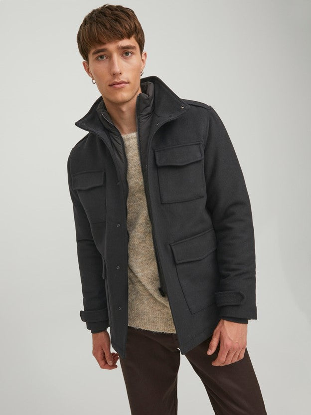Jack & Jones Men's Wool Coat