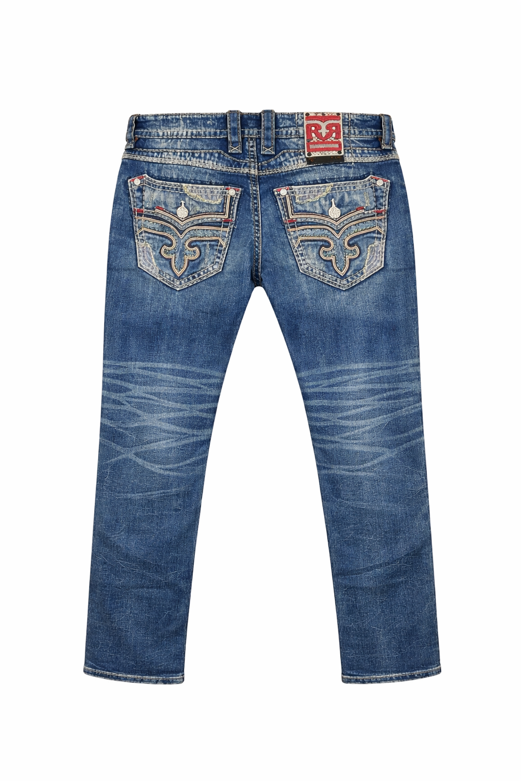 Rock Revival Men's Straight Fit Jeans 32"