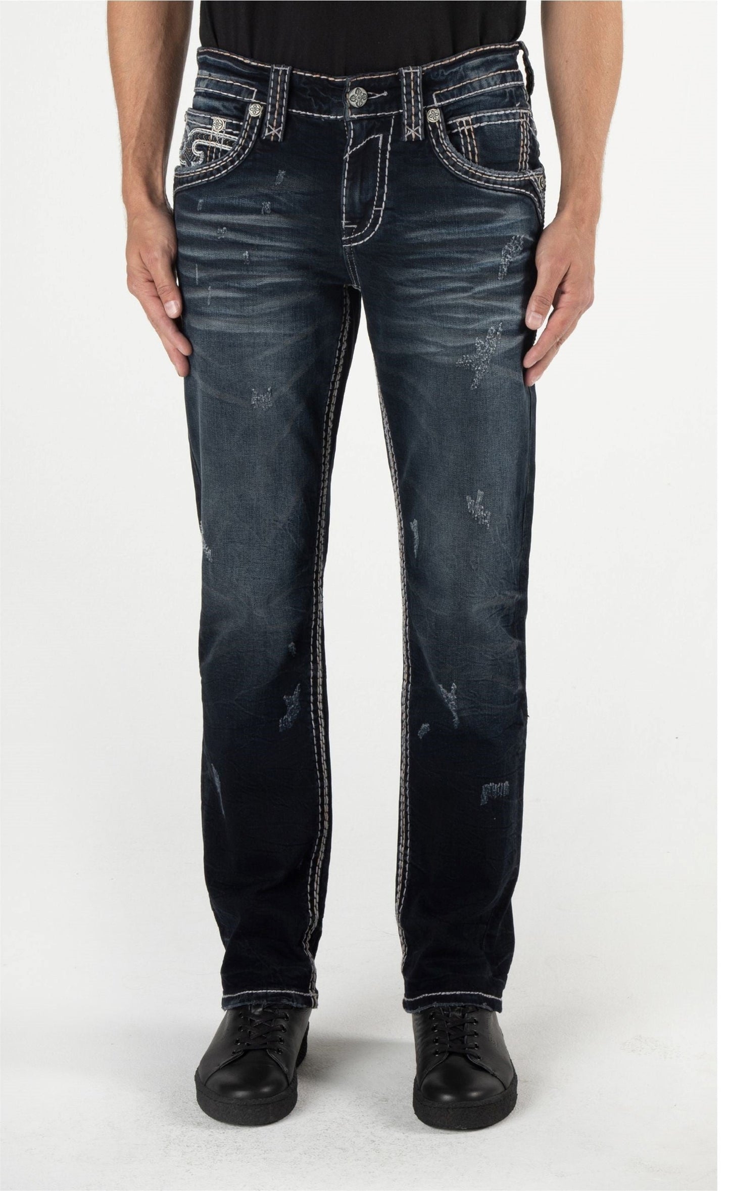 Rock Revival Men's Straight Jeans