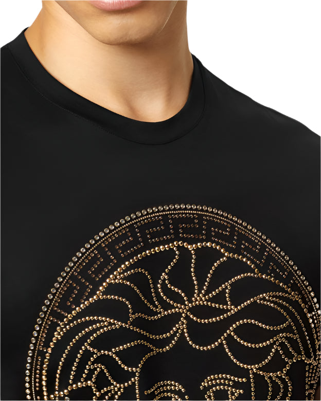 Versace Men's Crystal Medusa T-Shirt