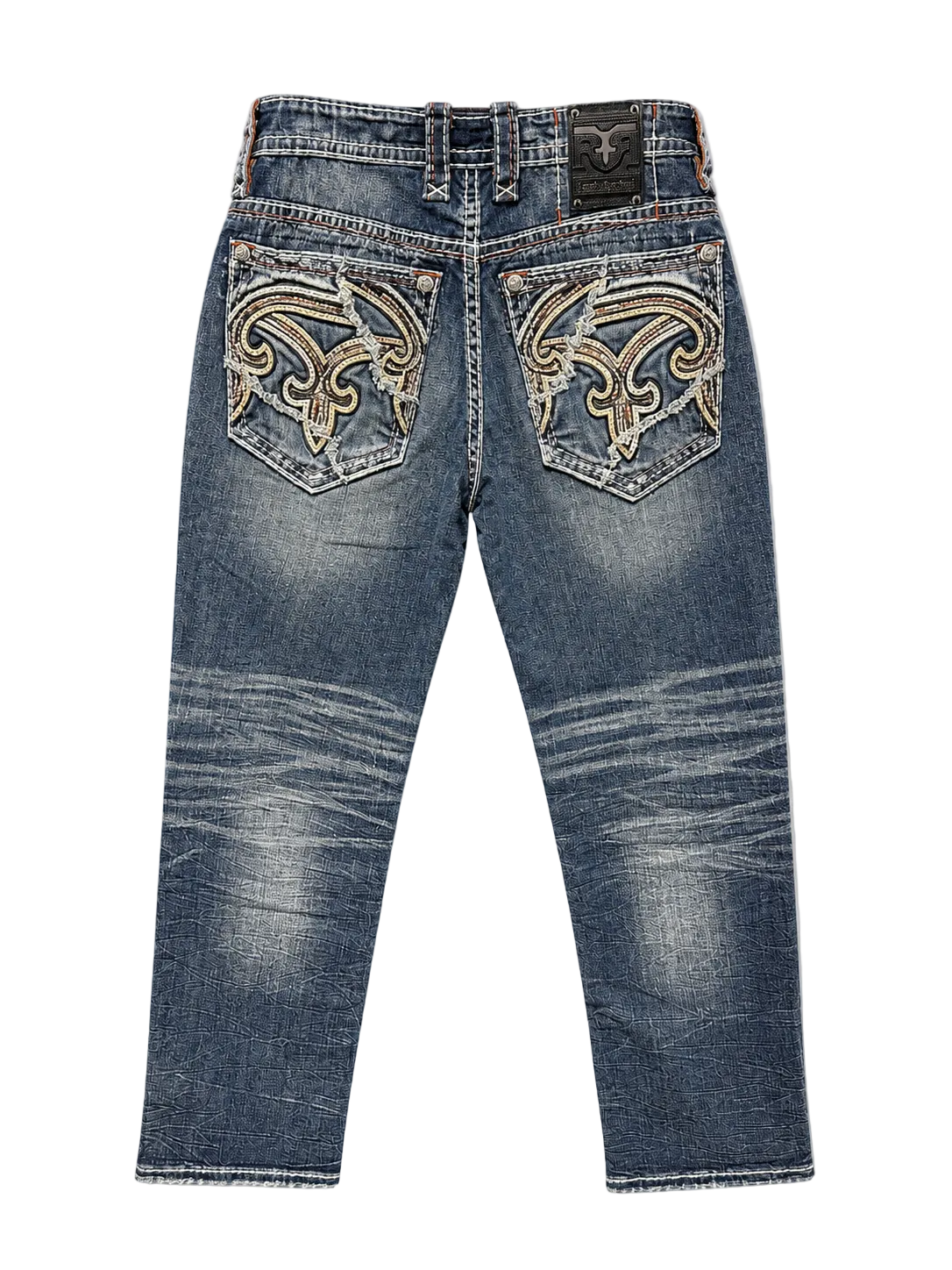 Rock Revival Men's Straight Fit Jeans 32"