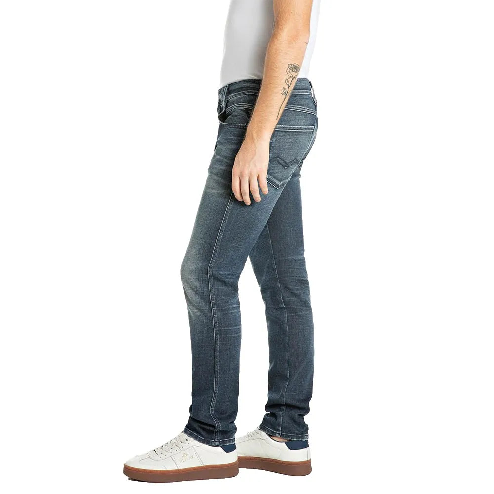 Replay Men's Anbass Hyperflex Slim Fit Jeans 32"