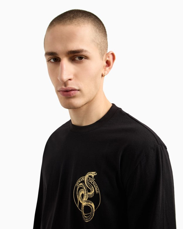 Armani Exchange Men's Lunar New Year Long-Sleeve