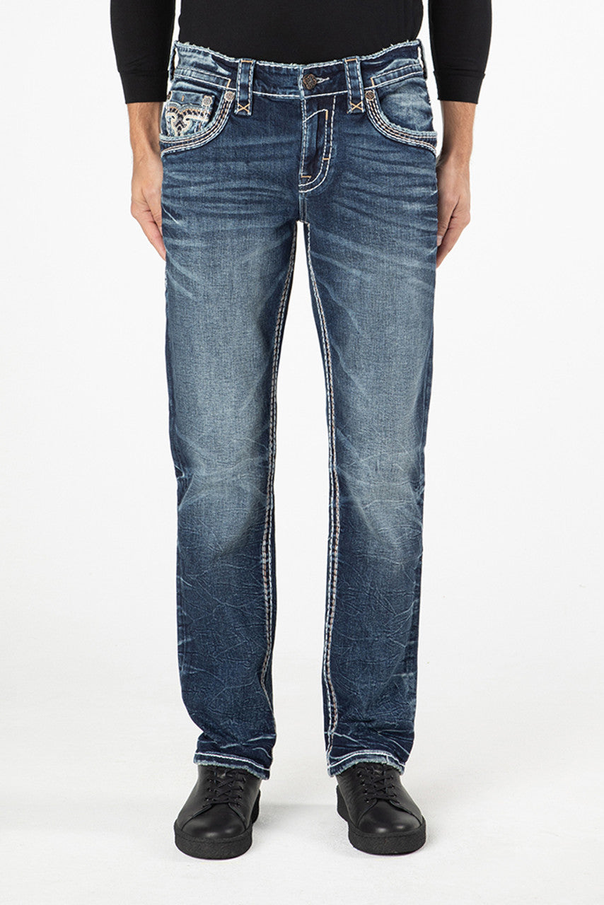 Rock Revival Men's Straight Jeans 32"