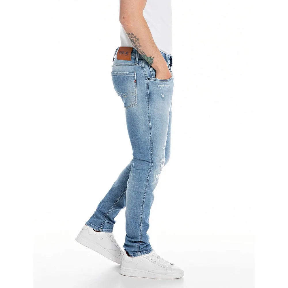 Replay Men's Anbass Slim Fit Jeans