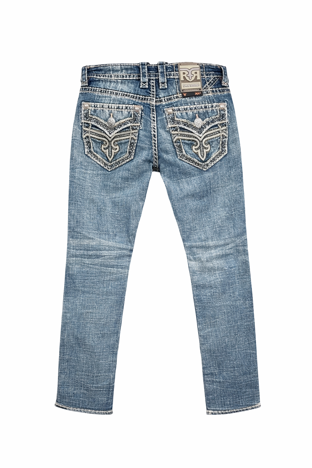 Rock Revival Men's Straight Fit Jeans 32"