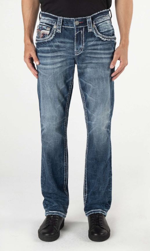 Rock Revival Men's Straight Jeans