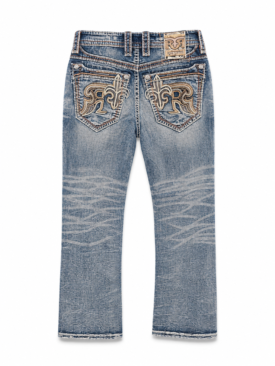 Rock Revival Men's Straight Fit Jeans 32"