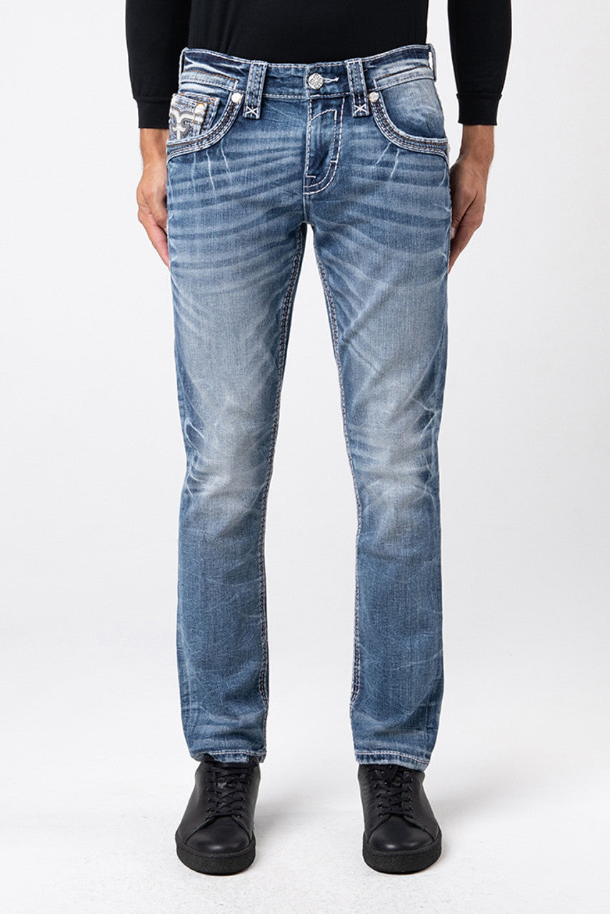 Rock Revival Men's Alt Straight Jeans 32"