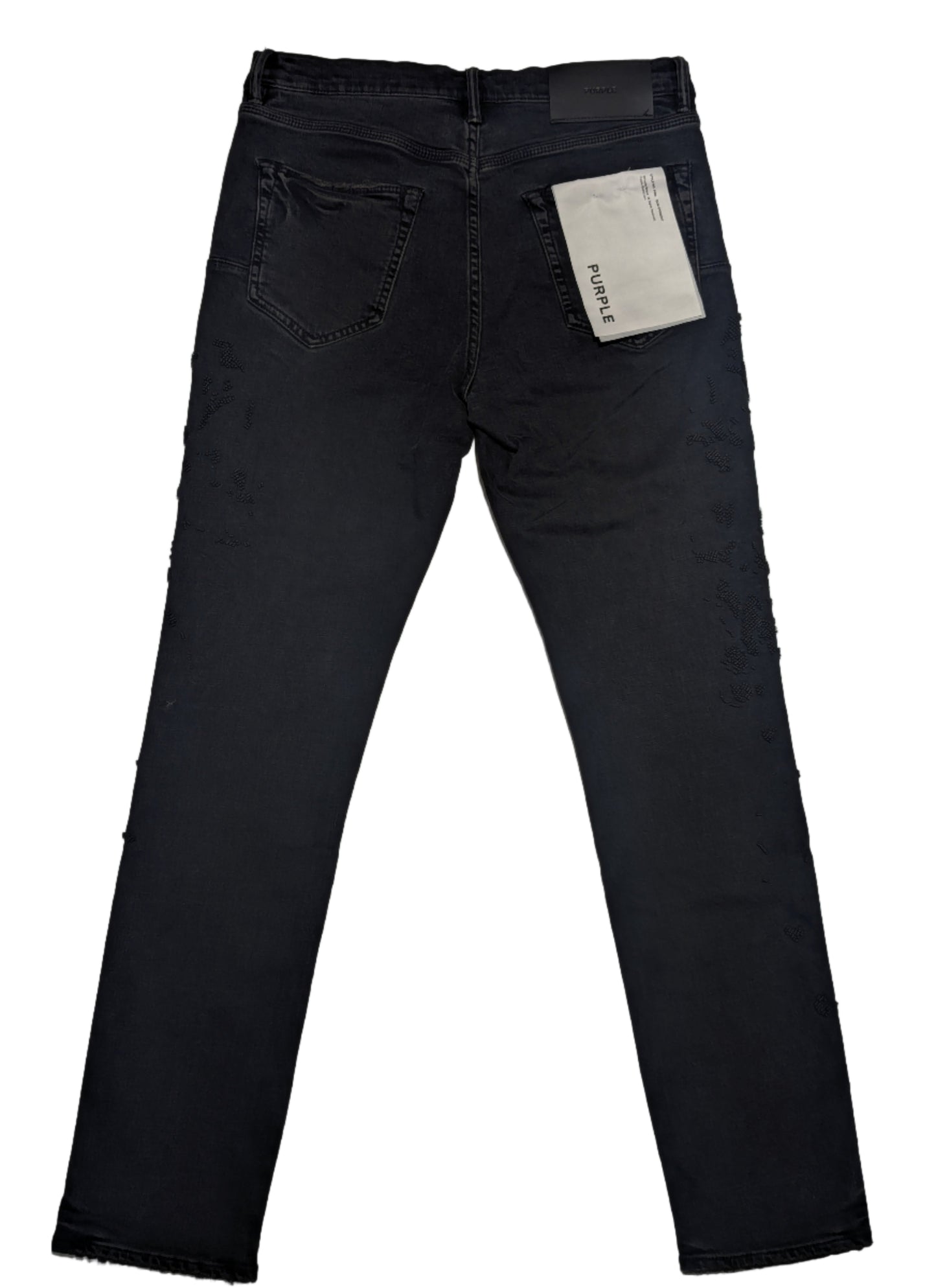 Purple Men's Beaded Detail Jeans